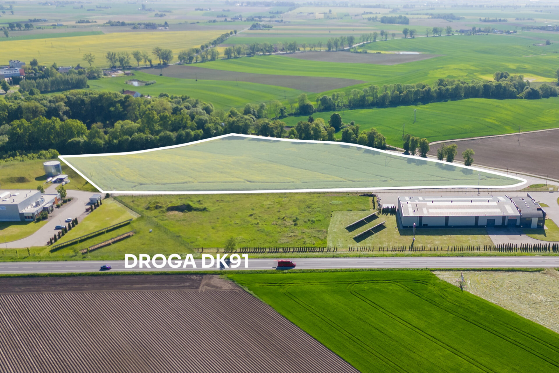 Działka przemysłowa z MPZP