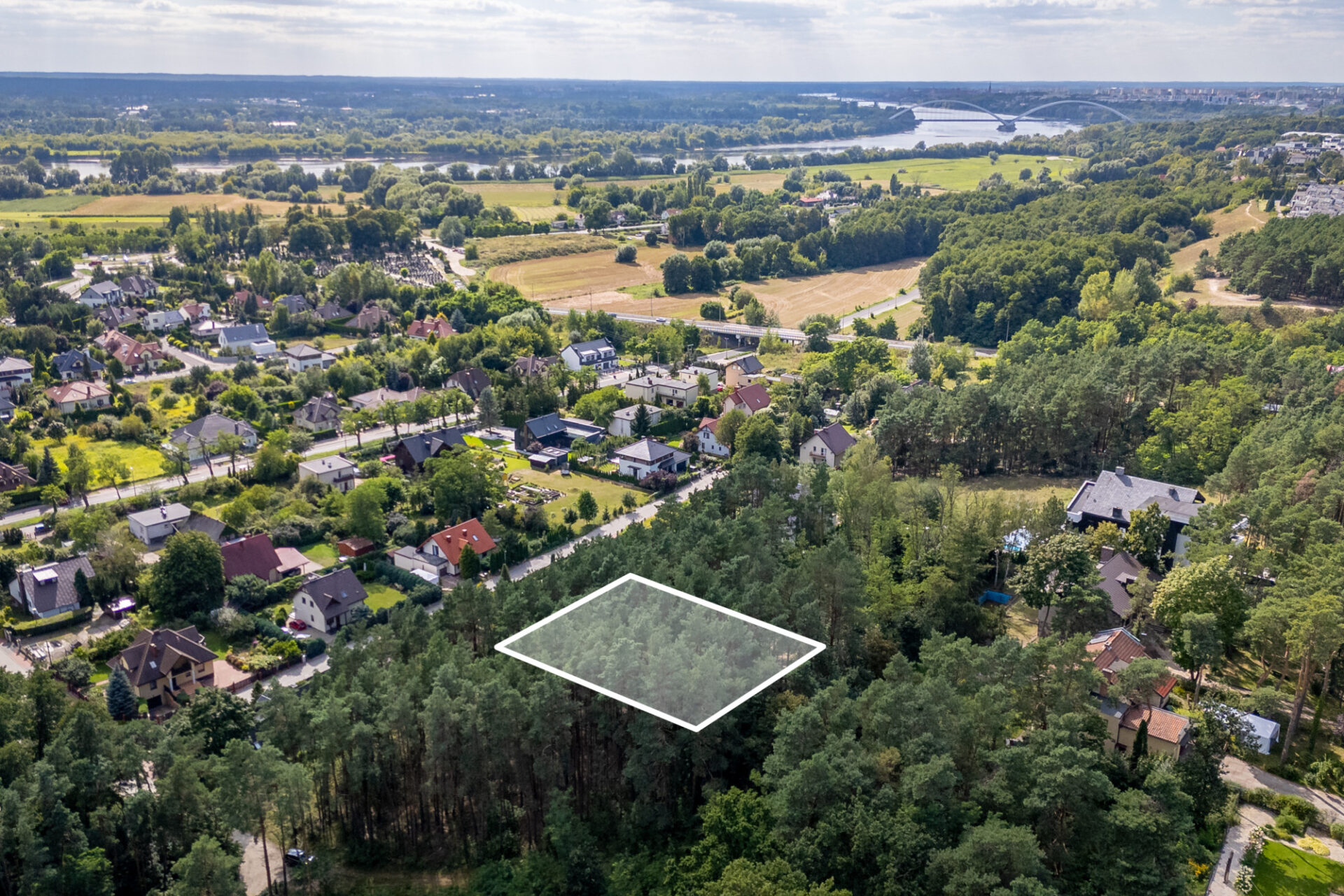 Wyjątkowa działka z widokiem na Wisłę