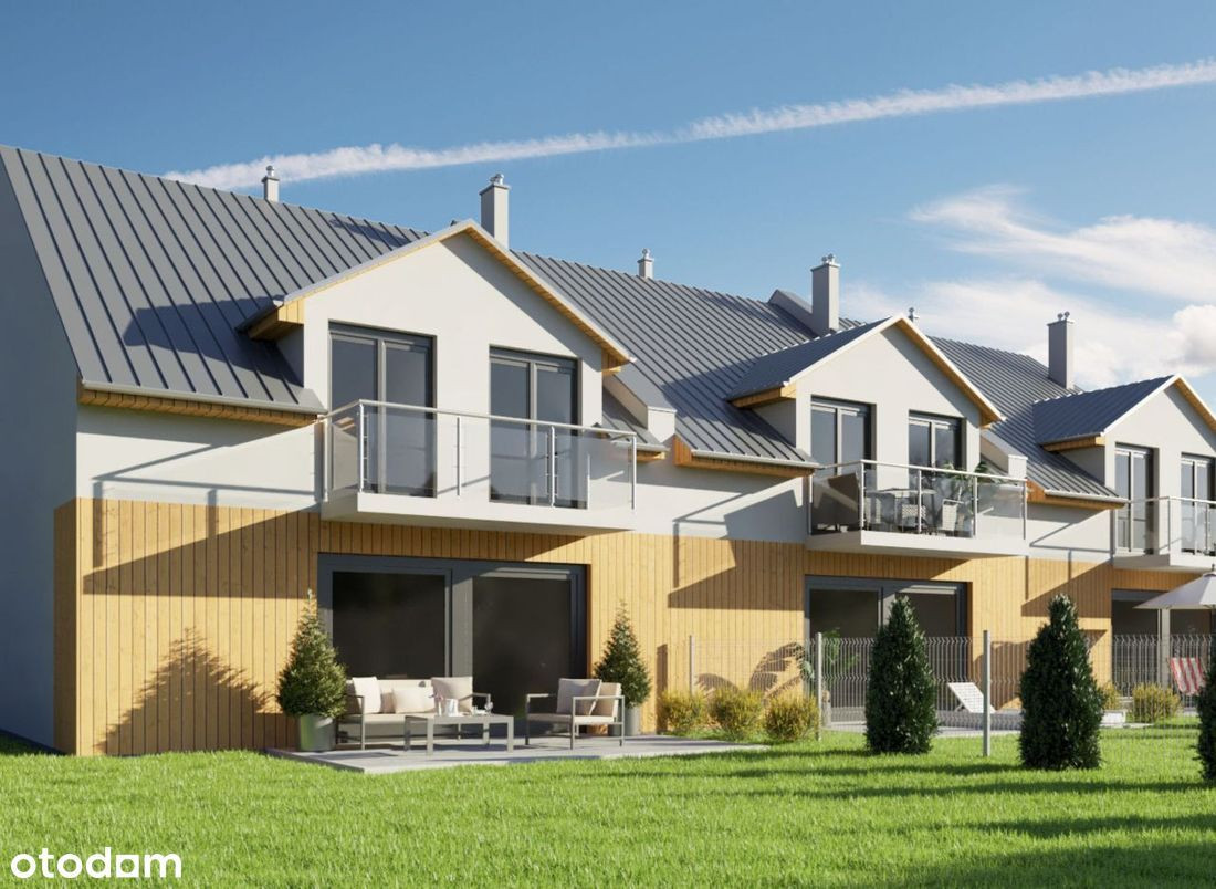 Dom w spokojnej okolicy w trakcie budowy