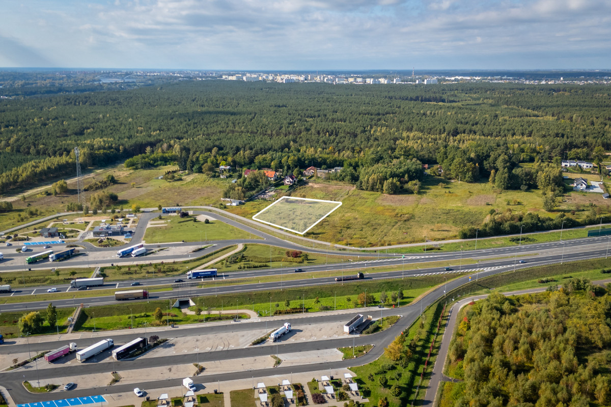 Działka inwestycyjna przy autostradzie w Lubiczu